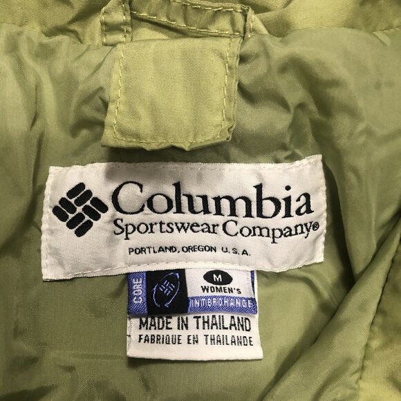 Columbia Jacket Womens Size Medium M Green Winter Coat Interchange Calais Peak - Picture 8 of 8